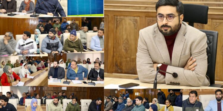 DC Srinagar reviews progress in implementation of PM Surya Muft Bijli Yojana
