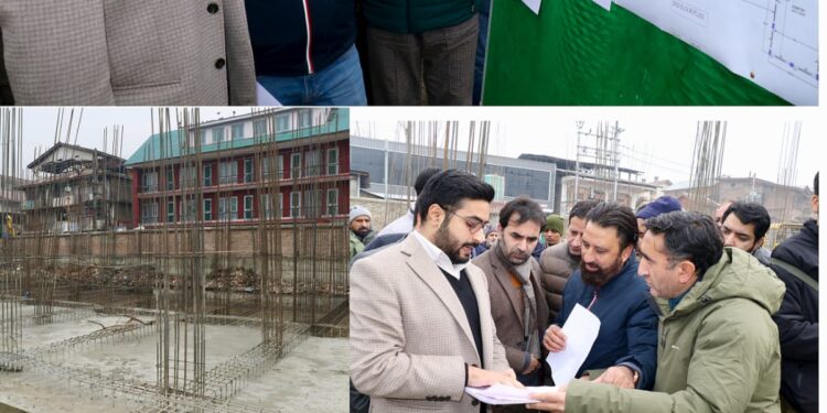 DC Srinagar inspects progress of infrastructural works at Abhinandan School for Specially Abled Children