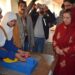 Sakeena Itoo visits GHSS Hawal Pulwama