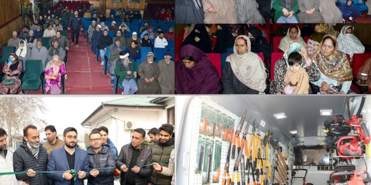 DC Srinagar inaugurates awareness Programme Cum Exhibition for Farmers Under MIDH at Tagore Hall