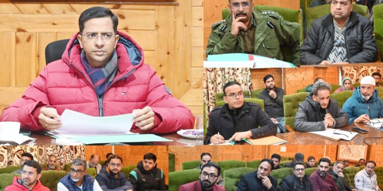 DC Shopian chairs District Road Safety Committee meeting