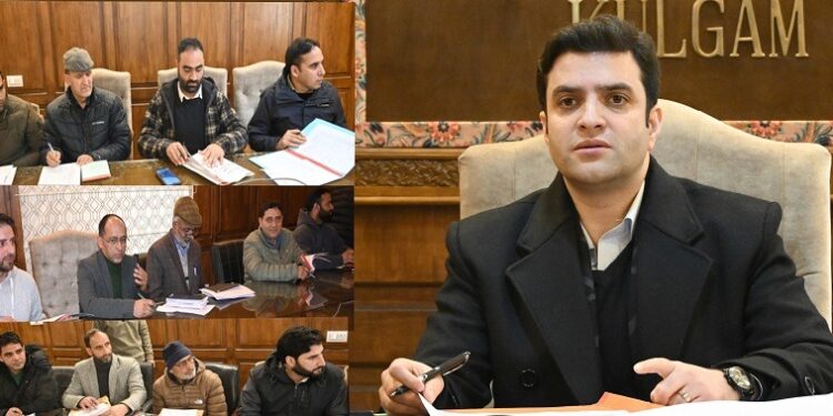 DC Kulgam clears multiple cases of CLU during DLC meeting