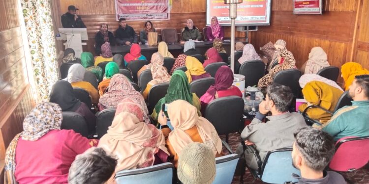 KVK Budgam conducts Awareness on Livelihood Options in Secondary Agriculture
