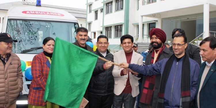 SDH Bhaderwah gets Patient Transport Ambulance under CSR initiative