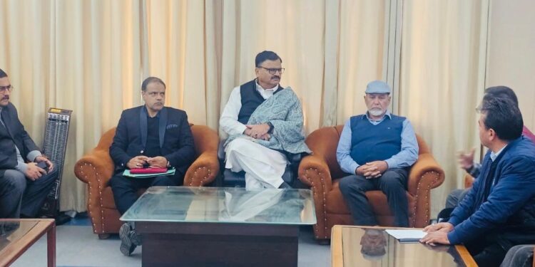 Durga Nagar Welfare Coordination Committee calls on Jal Shakti Minister