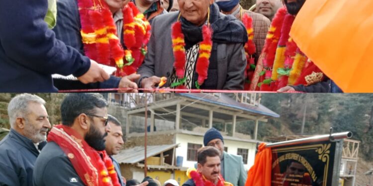 DDC Chairman Doda inaugurates Chiralla Block, Panchayat Offices, New Footbridge; Addresses Public Grievances