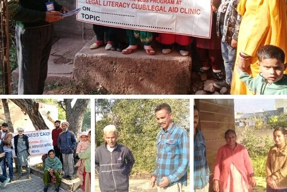 DLSA Reasi conducts public awareness campaign ahead of National Lok Adalat
