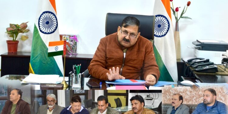 DDC Poonch reviews progress of SASCI projects, calls for fast-tracking execution