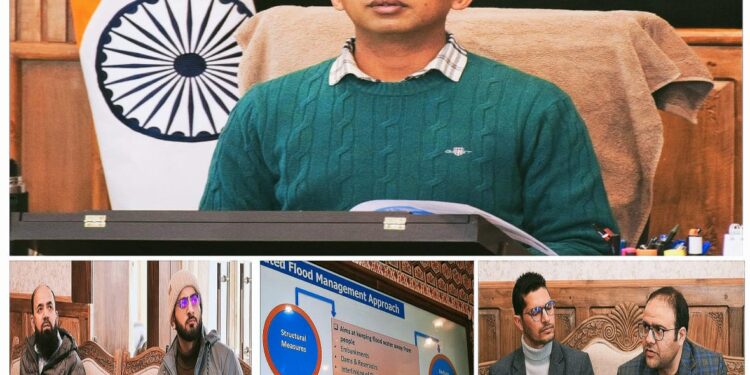 Div Com reviews Process of Flood Plain Zoning along Jhelum