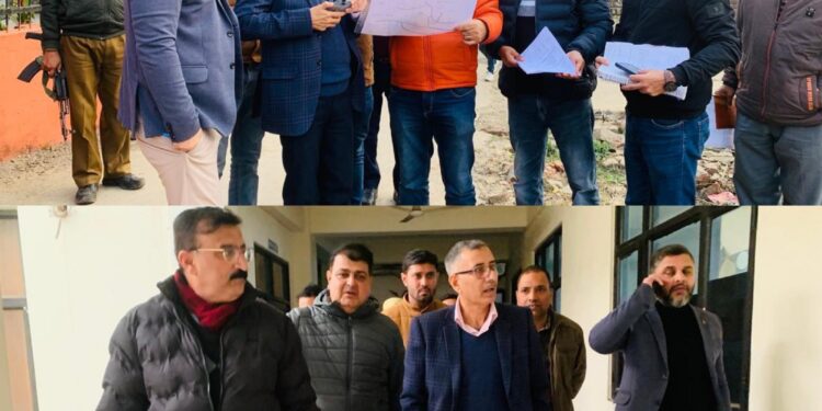 DC Kathua inspects AMRUT 2.0 works at Lakhanpur