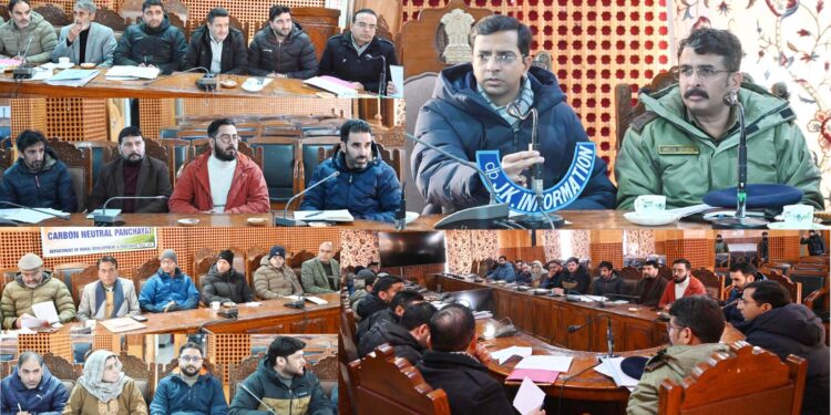 Monthly NCORD meeting held at Shopian