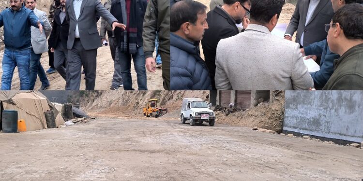DC Doda reviews Development of Chenab River Front at Ganpat-Pul