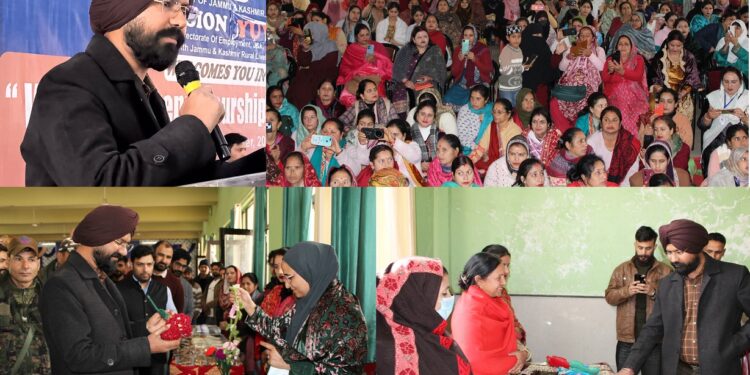 Mega Women Entrepreneurship, SHG Mela held under Mission YUVA at Doda