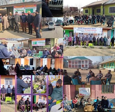 Good Governance Week Activities held across Bandipora; Awareness and Outreach intensified