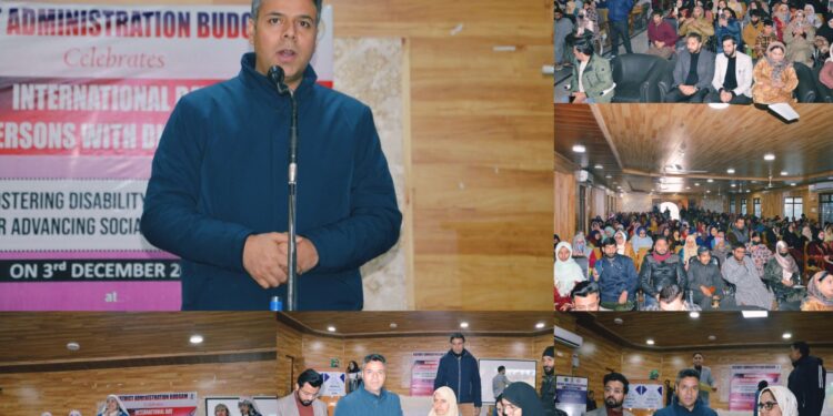 District admin Budgam marks International Day of Persons with Disabilities with enthusiasm