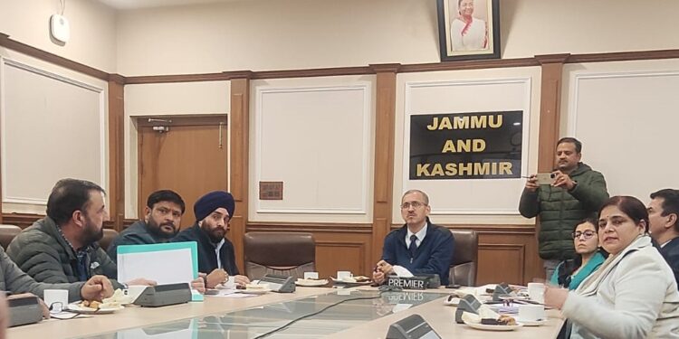 Principal Secretary Finance chairs FRC meet at Jammu