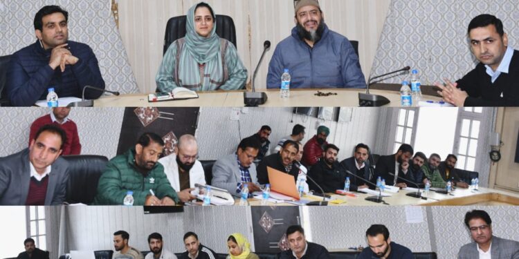 IAS Probationer reviews implementation of developmental initiatives in Vibrant Village Namblan