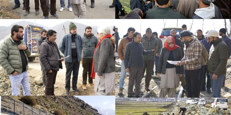 DC Bandipora conducts Extensive Tour of district; Reviews Ongoing Infrastructure Projects
