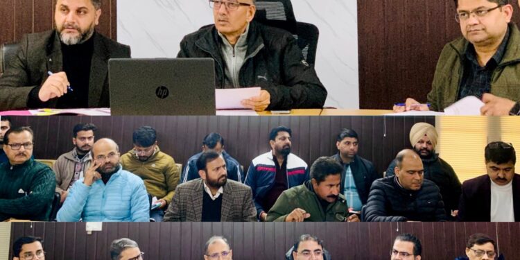 DC Kathua reviews progress of works under District Capex Budget, CDS