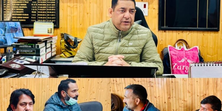 ADC Bhaderwah reviews PMAY works