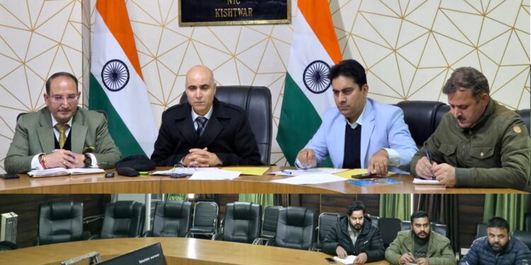 DC Kishtwar reviews progress of land record digitization under DILRMP