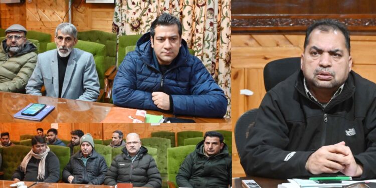 ADDC Shopian reviews progress under HADP, JKCIP in district
