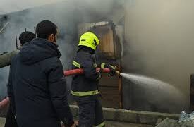 Nowpora blaze damages 5 houses, leaves 4 orphan sisters homeless