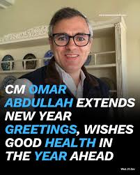 Chief Minister Omar Abdullah extends New Year greetings