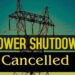 Shutdown Cancelled for 33 KV Wanpoh SICOP line