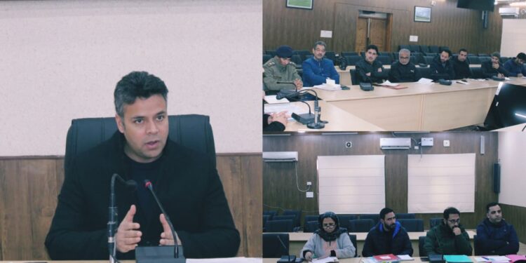 DC Budgam Chairs Meeting on Youth Engagement & Empowerment Plan