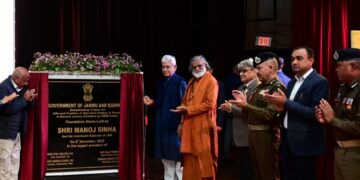 Lieutenant Governor lays foundation stone for construction of new houses for families affected due to recent natural calamities and unprovoked Pakistani shelling during Operation Sindoor in Jammu