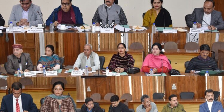 DDC Chairman reviews implementation of District Capex, ADP in Udhampur