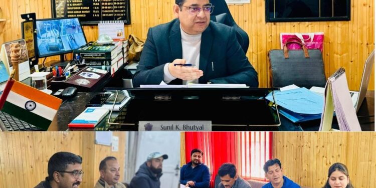 ADC reviews progress of CAPEX Budget Works in Bhaderwah Sub Division