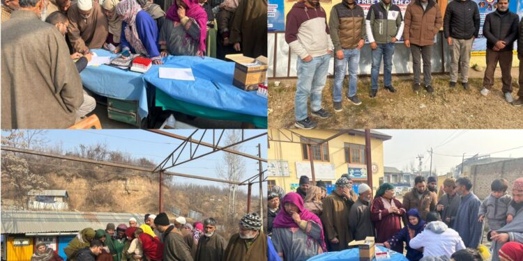Health Department Shopian conducts Hepatitis Screening Camp at Hermain