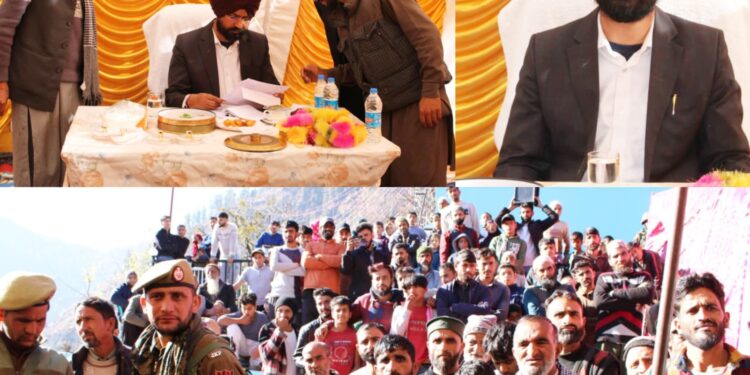 DC Doda convenes Block Diwas outreach camp at Gurmul