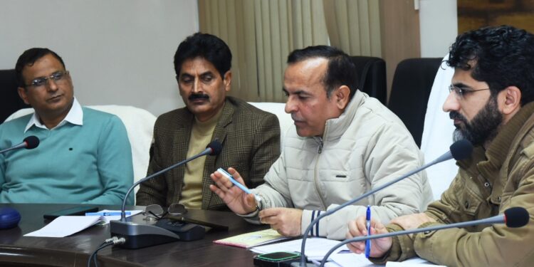 Director Agriculture Jammu reviews progress under departmental schemes