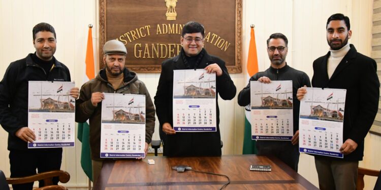 DC Ganderbal releases Annual Calendar by District Information Centre