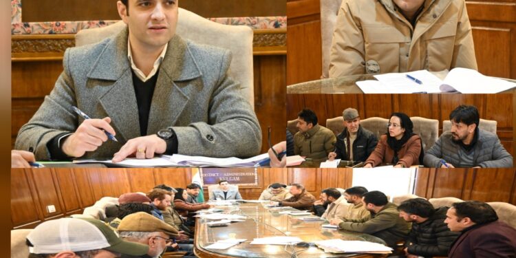 DC Kulgam Chairs Monthly District-Level NCORD Committee Meeting