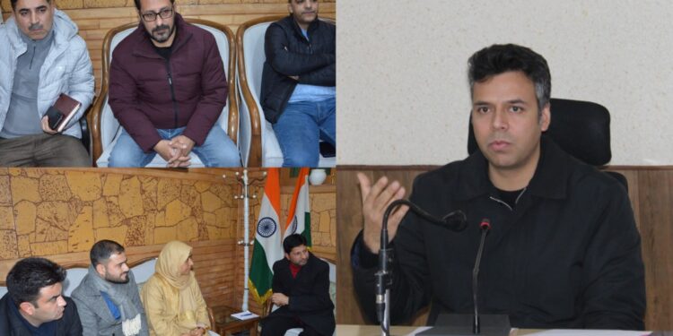 DC Budgam Chairs Meeting on Facilitation and Authentication of Hokersar Wetland