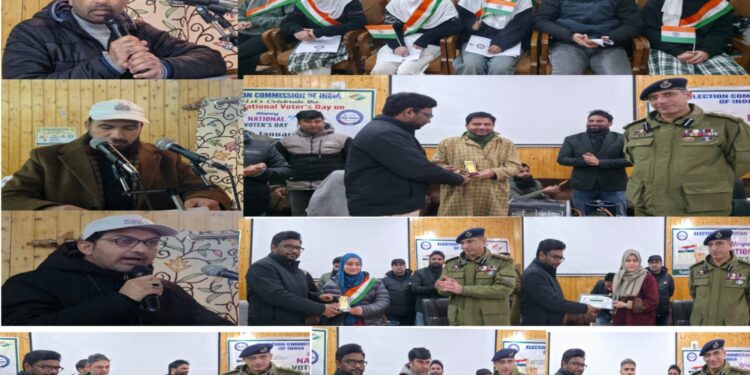 16th National Voters’ Day Celebrated across Kashmir Division with enthusiasm