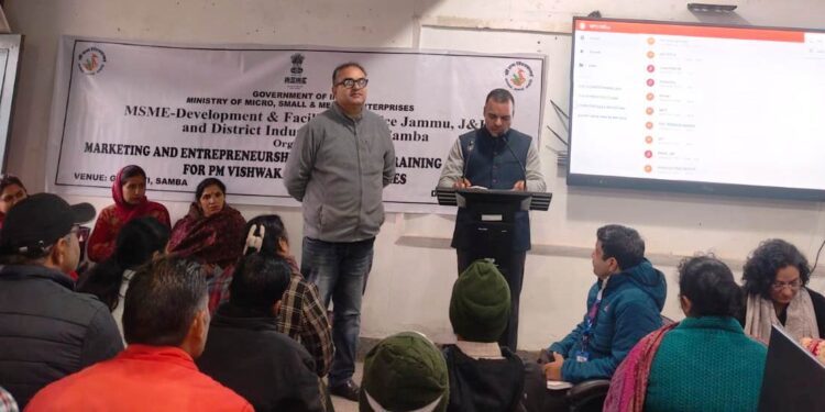 One-day Marketing, Entrepreneurship workshop for PM Vishwakarma beneficiaries organised at ITI Samba