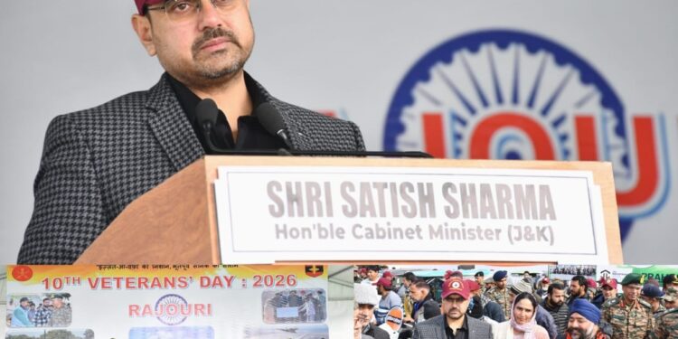 “Once a Soldier, Always a Soldier “: Satish Sharma at Rajouri Veterans Rally