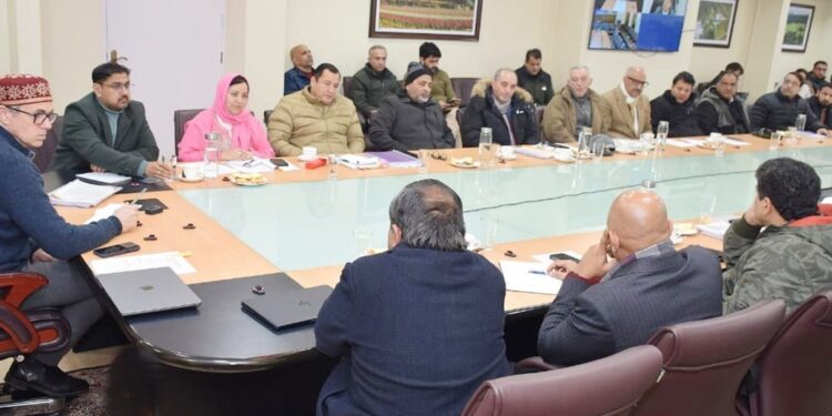 CM Omar Abdullah chairs pre-Budget consultation meeting with stakeholders in Srinagar