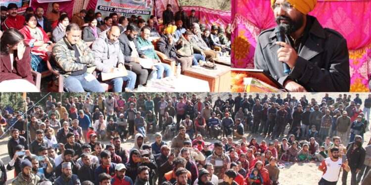 Weekly Block Diwas outreach camp held at Tashnal Dhara- Doda