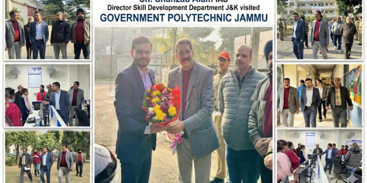 Director SDD reviews functioning of Govt Polytechnic Jammu