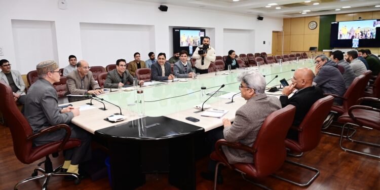 CM Omar Abdullah unveils 2026 Tourism, JKCCC Calendars; launches Tourism Kashmir Website, Skiing courses