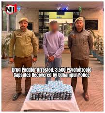Udhampur: DCO foils drug trafficking attempt through courier service