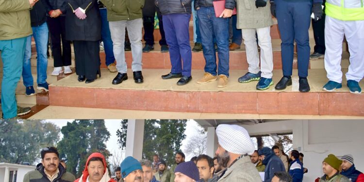 DC Poonch inspects arrangements for Republic Day function at Sports Stadium