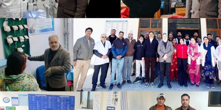 External Assessment conducted at District Hospital Kishtwar, SDH Atholi (Padder) under Kayakalp Programme