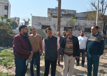 Commissioner STD reviews construction of Office-cum-Residential Complex at Jammu